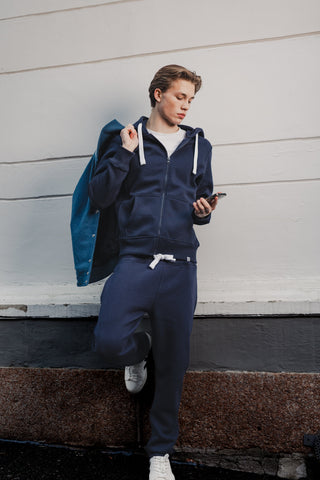 Unisex Pants Straight University Original