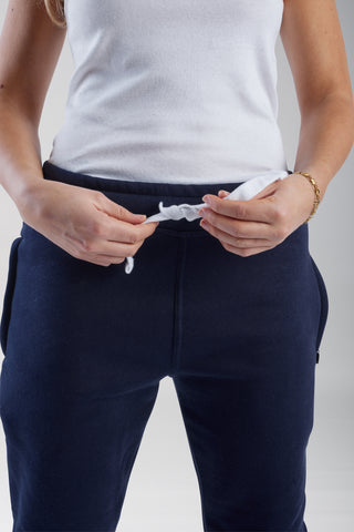 Unisex Pants Straight University Original Navy