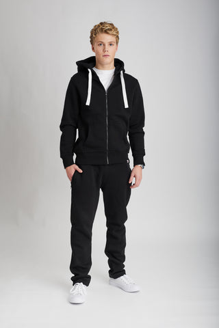 Unisex Pants Straight University Original Black